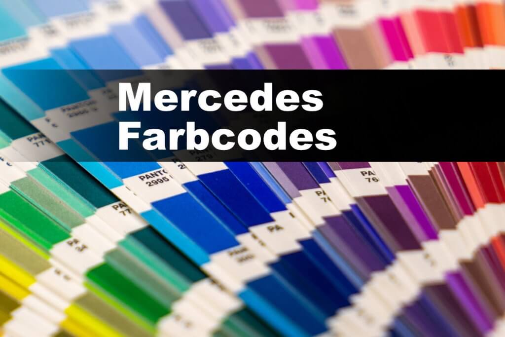 Mercedes Farbcodes