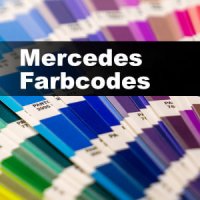 Mercedes Farbcodes finden – Große Tabelle