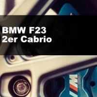 BMW F23: Zugelassene Reifengrößen (2er Cabrio)