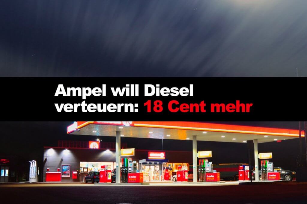 Ampel will Diesel verteuern