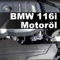 BMW 116i Motoröl – Alle Baujahre in der Übersicht