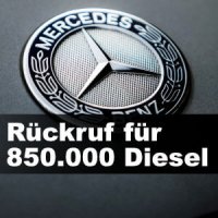 Brandgefahr – Mercedes ruft 850.000 Autos zurück