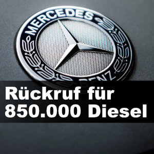 Diesel Rueckruf Mercedes