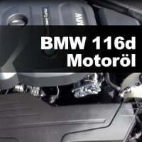 BMW 116d Motoröl – Alle Baujahre in der Übersicht