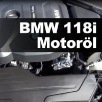 BMW 118i Motoröl – Alle Baujahre in der Übersicht