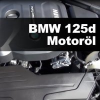 BMW 125d Motoröl – Alle Baujahre in der Übersicht