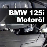 BMW 125i Motoröl – Alle Baujahre in der Übersicht