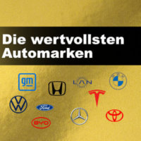 Die 10 wertvollsten Automarken 2022