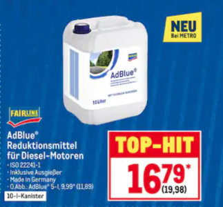 AdBlue Angebot Metro September 2022