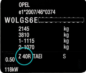 Opel Farbnummer und Farbcode finden