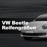 VW Beetle / New Beetle – Zugelassene Reifengrößen