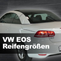 VW EOS – Zugelassene Reifengrößen