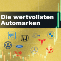 Die 10 wertvollsten Automarken 2023