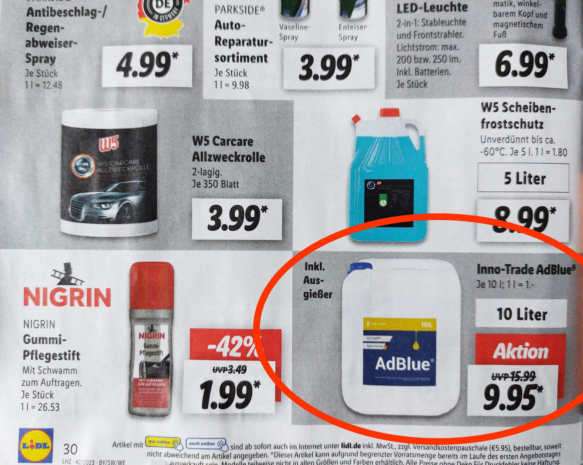 AdBlue® 20 Liter Harnstofflösung für Dieselmotoren Ad Blue (Top Angebot)