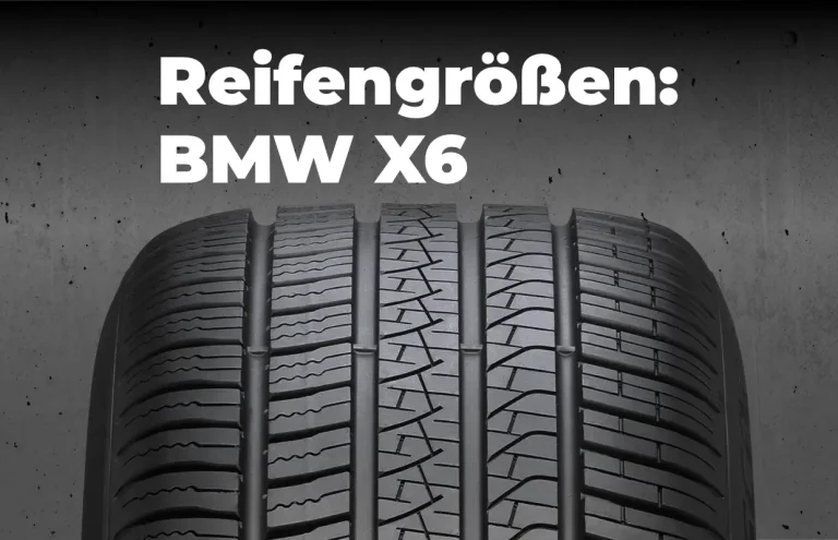 BMW X6 Reifengrößen