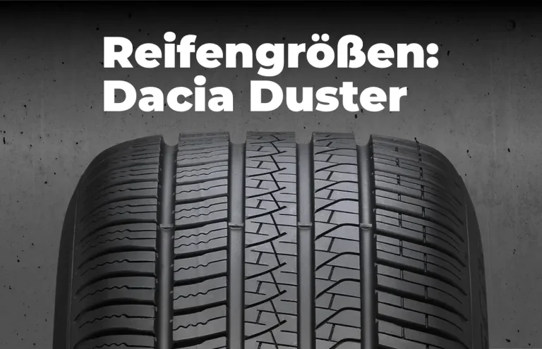 Dacia Duster Reifengrößen
