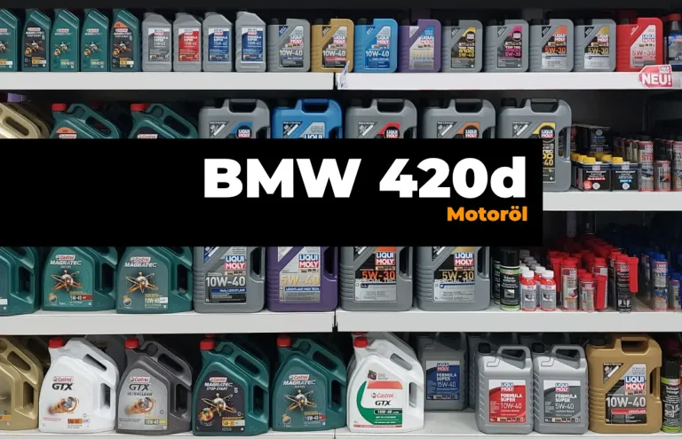 BMW 420d Motoröl