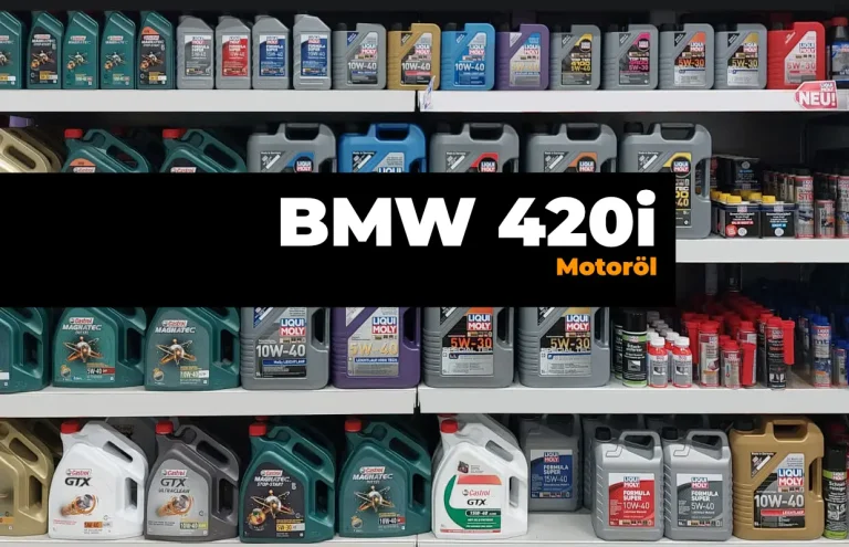 BMW 420i Motoröl