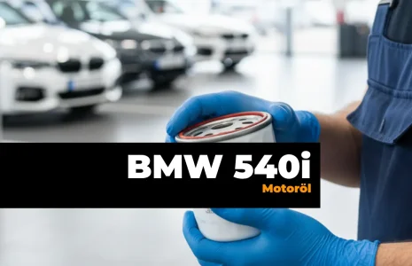 BMW 540i Motoröl – Alle Baujahre in der Übersicht