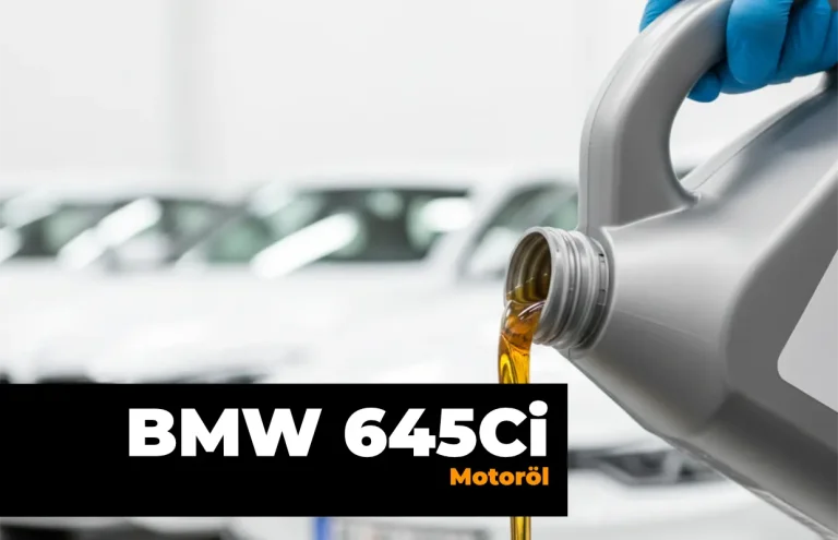 BMW 645Ci Motoröl