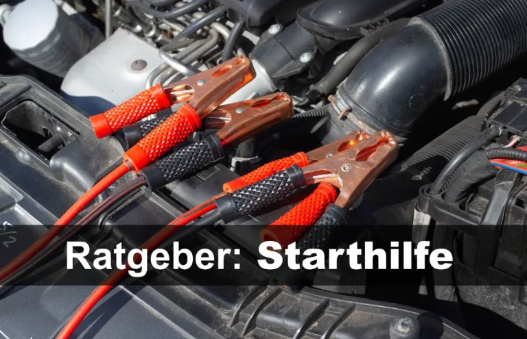 Auto Überbrücken Reihenfolge