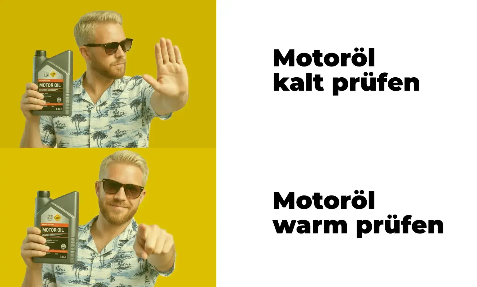 Motoröl kalt oder warm prüfen
